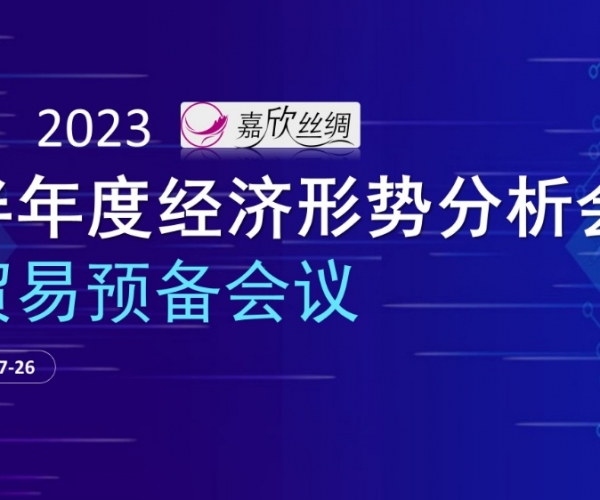 商业总额稳固，，，商业质量提升 437ccm必赢国际丝绸召开2023半年度经济形势剖析谈判业准备聚会