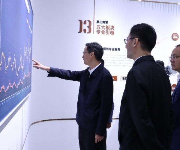 陈伟书记莅临调研平台经济生长事情